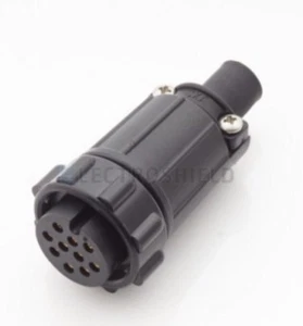 Maxi-Con-X Plastic Conn Straight Cable Plug 10 Pin- Solder  CXA13382-10SG-326 - Picture 1 of 2