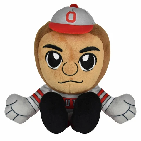 Bleacher Creatures Ohio State Buckeyes Brutus Mascot 8" Kuricha Sitting Plush Cover