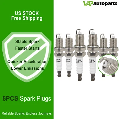 6x Iridium & Platinum Spark Plugs For Dodge Ram 1500 2002 Acura CL TL Type-S - Image 1 of 4