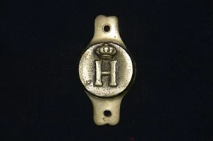 BOSSETTE MOD.1818 MORS DE CHEVAL HUSSARD DE LA GARDE ROYALE-MONARCHIE 1818/1830 - Picture 1 of 2