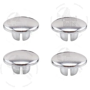 Cromo 4x Tapa de Perno Accesorio de Motocicleta M6 Cubierta Tapa Hexagonal Allen Key - Imagen 1 de 4