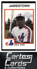 Joe B. Sims 1987 ProCards #2545  Jamestown Expos