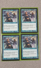 MTG MAGIC THE GATHERING CRAFTY PATHMAGE  4X - ONSLAUGHT - COMMON - LP- MTG