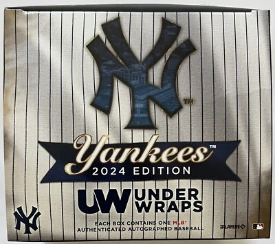 2024 Edición Yankees Fanáticos Envoltura Firmado Béisbol Gleyber Torres Foto 1 de 4
