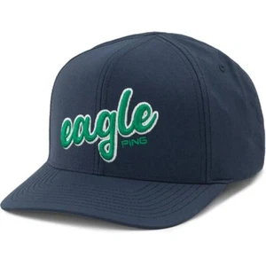 New Ping Under Par Eagle Navy/Teal Adjustable Snapback Hat - Picture 1 of 1