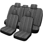 VarCozy Baja Saddle Blanket Seat Covers Full Set Front Seat Covers and Split ...