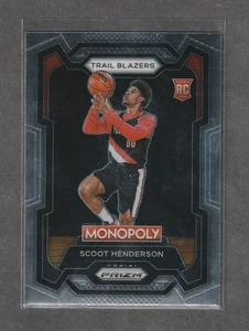 2023-24 Panini Prizm Monopoly - Scoot Henderson #75 Silver Prizm (RC) - Bild 1 von 2