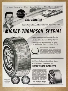 1964 Sears Mickey Thompson Special & Super Stock Dragster Tires vintage print Ad - Picture 1 of 1