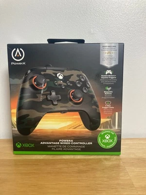PowerA Advantage Wired Controller - Xbox - Woodland Camo - Image 1 of 4