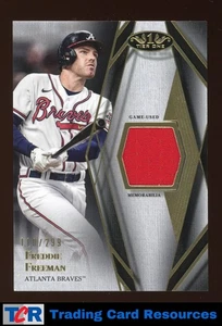 2022 Topps Tier One - Tier One Relics Design A #T1R-FF Freddie Freeman #/299 - Picture 1 of 2