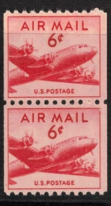 USA Scott C41 vertical coil pair Mint NH (1949) - Picture 1 of 2