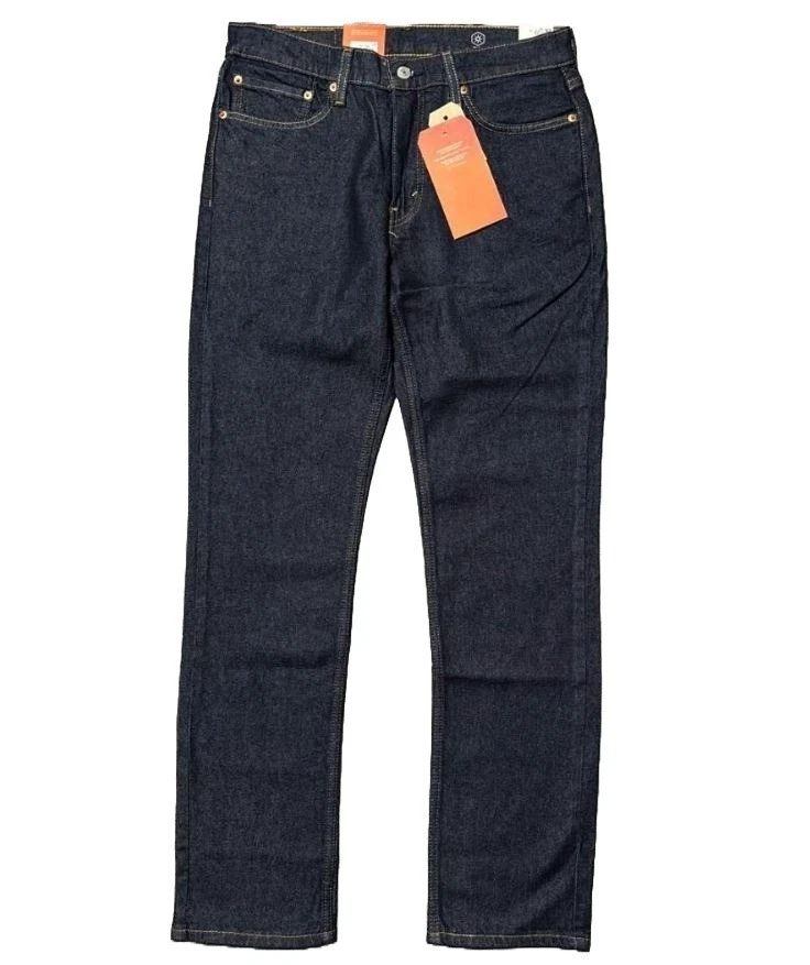 LEVI'S Genuine LEVIS Mens 511 Slim Fit Dark Indigo Stretch Jeans *WARM*