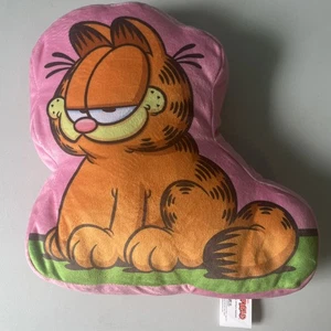 Garfield Throw Pillow 2023 Nickelodeon Surreal Entertainment 10" Pink Plush - Picture 1 of 5