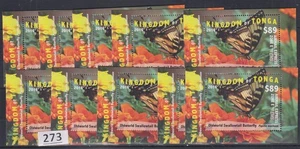 # 10X TONGA 2016 - MNH - FLOWERS, BUTTERFLY - Picture 1 of 1