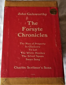 The Forsyte Chronicles (Forsyte Saga) John Galsworthy Boxed Set Of 6 Trade Pbs - Foto 1 di 9