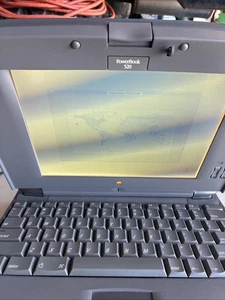 Vintage Apple Powerbook 520 Series M4880 TURNS ON w/Cords - Picture 1 of 10