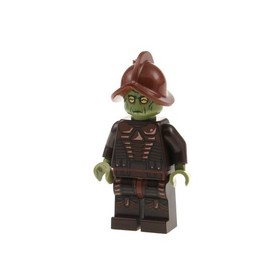 1X Lego Minifigure Star Wars Neimoidian Warrior Dark Brown Helmet 75041 SW0536