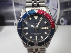 SEIKO 10BAR SKX025J 'JAPAN' DAY/DATE MIDSIZE WATCH 7S26-0050 PEPSI (SN 372011) - Picture 1 of 12