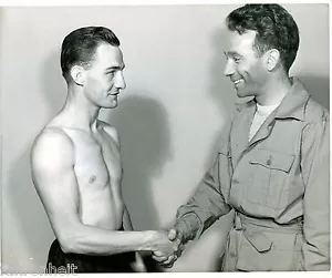 ORIGINAL B&W DANE CLARK AND BOXER WHIPLASH MOVIE PHOTO 1948 WARNER BROS 8X10 #65 - Picture 1 of 1