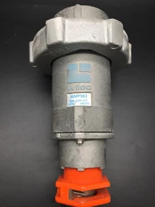 Wilco Clipsal WMP563 Straight Plug 5 Pin 63A Round Metal Clad Aluminium 500VAC - Picture 1 of 6