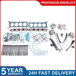 Juego de juntas de culata kit de cadena de distribución para Ford F-150 Lincoln 2005-2006 5,4 L - Imagen 1 de 20