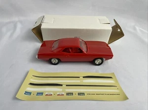 1974 Plymouth Cuda ERTL Promo Modellauto im Originalkarton Rallye rot - Bild 1 von 6