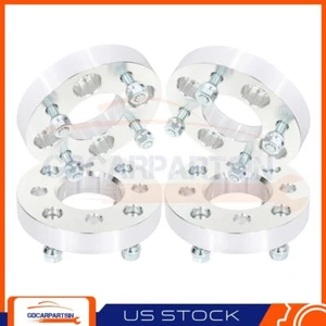 (4) 1" 25mm 4x4/ 4x101.6 to 4x110 Wheel Adapters For EZ GO ClubCar Golf Carts - Foto 1 di 12