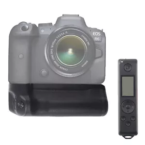 Vertical Battery Grip For Canon EOS R5 R6 R5C Camera BG-R10+ 2.4G Remote Control - Picture 1 of 18