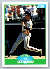 1989  Score #48 Sid Bream Pittsburgh Pirates