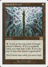 MTG - Wand of Denial - Classic Sixth Edition - X1 - (LP) - FREE SHIPPING