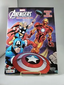 Marvel AVENGERS COLORING & ACTIVITY FUN BOOK TO COLOR SAVING THE WORLD! NEW - Foto 1 di 3
