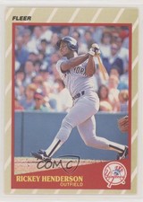 1989 Fleer Limited Edition Baseball Superstars Box Set Rickey Henderson #22 HOF