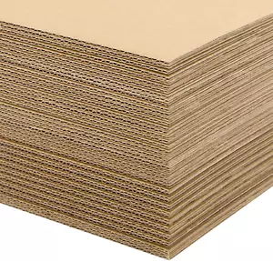 , 50 Pack 11X14 Corrugated Cardboard Sheet Flat Cardboard Pads Inserts, 1/16" Th - Picture 1 of 8