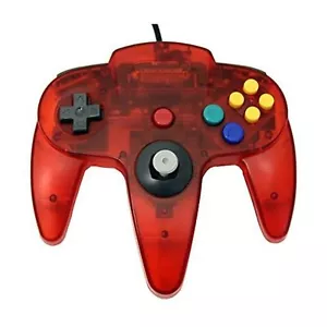 Transparent Red Replacement Controller For N64 N64 - Picture 1 of 5