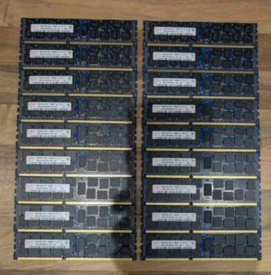 SK Hynix 8GB DDR3 1333MHz registered server RDIMM PC3L-10600R HMT31GR7BFR4A-H9 - Image 1 of 2