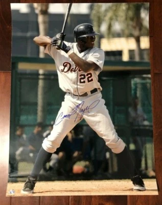 Cameron Maybin SIGNED 18x24 photo Detroit Tigers autograph auto FULL SIGNATURE - Image 1 of 2