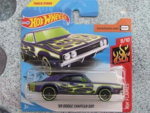 Hot Wheels 2020 #189/250 1969 DODGE CHARGER 500 purple @K - Picture 1 of 2