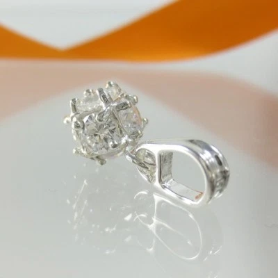 A431 Anhänger 925 Silber Schmuck mit Swarovski Elements Kristalle - Bild 1 von 4