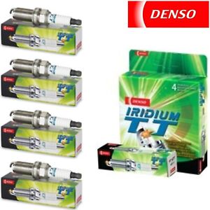 4 Pack Denso Iridium TT Spark Plugs for SATURN LS1 2000 L4-2.2L