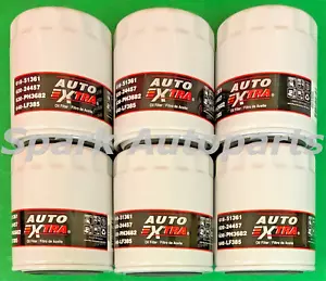 New Case of 6 Engine Oil Filter AUTO EXTRA 618-51361 For NISSAN Tsuru, PH3682 - Picture 1 of 3