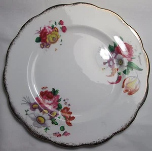 Royal Albert Lady Angela Pattern# 84921 Salad Plate Flowers Sprayed Gold Style 1 - Picture 1 of 2