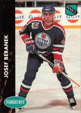 1991-92 Parkhurst Rookie Josef Beranek Edmonton Oilers #47