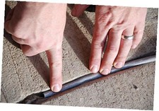 Pre-Caulking Filler Rope Backer Rod Roll, 100' Length x 1/4 Width, Gray