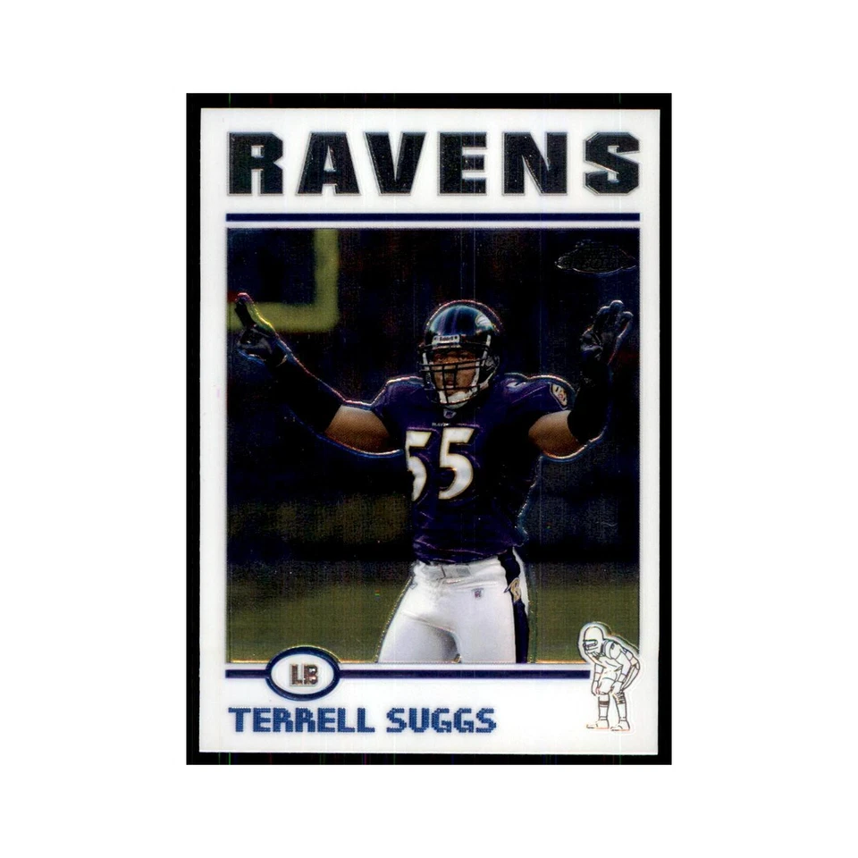 2004 Topps Chrome Terrell Suggs Football Cards #29 - Image 1 of 3