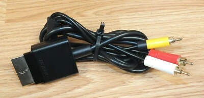Genuine Microsoft XBox 360 Composite (X821376-002) Audio Video AV Cable **USED** - Image 1 of 4