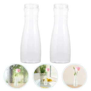 2 Pcs Blossom Artifact Flower Vases for Bouquet Containers Arrangements - Picture 1 of 12