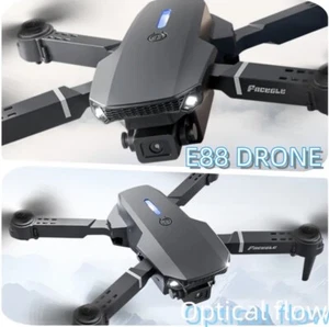 Drone Ottico Con Ali Pieghevoli Doppia Fotocamera Rotazione 360 Gradi - Photo 1/5