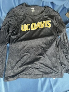 New UC Davis Aggies Navy Shirt W Logo Women’s Sz Small Long Sleeve - Picture 1 of 2