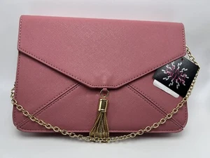 OLIVIA MILLER Convertible Women’s Crossbody Shoulder Bag - MAUVE/PINK (NEW) - Picture 1 of 4
