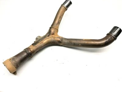 08#2 2008 Honda CRF250R CRF 250R 250 cabezal de escape tubo silenciador trasero Foto 1 de 4